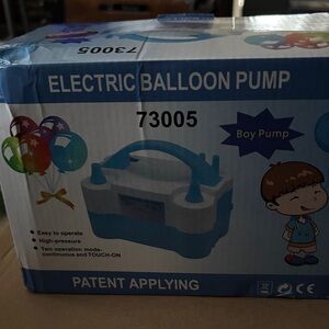 Electric Balloon Pump for Kids - Blue